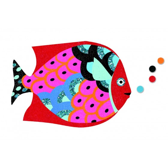 Sables colorés Arcs-en-ciel de poissons