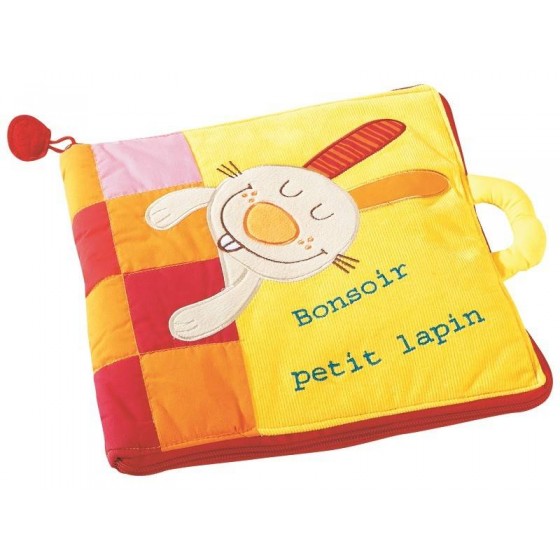 Livre tissu Bonsoir Petit Lapin Lilliputiens 87287