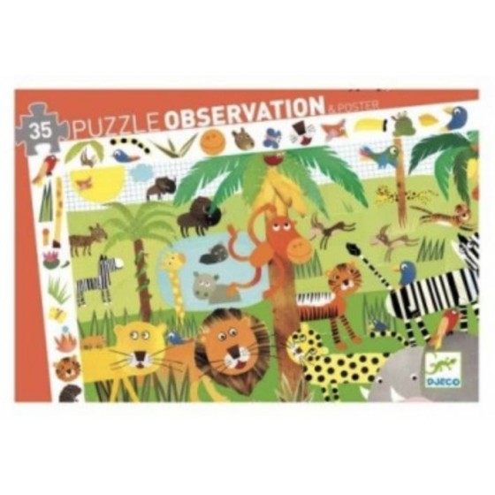 Puzzle observation jungle Djeco DJ07590