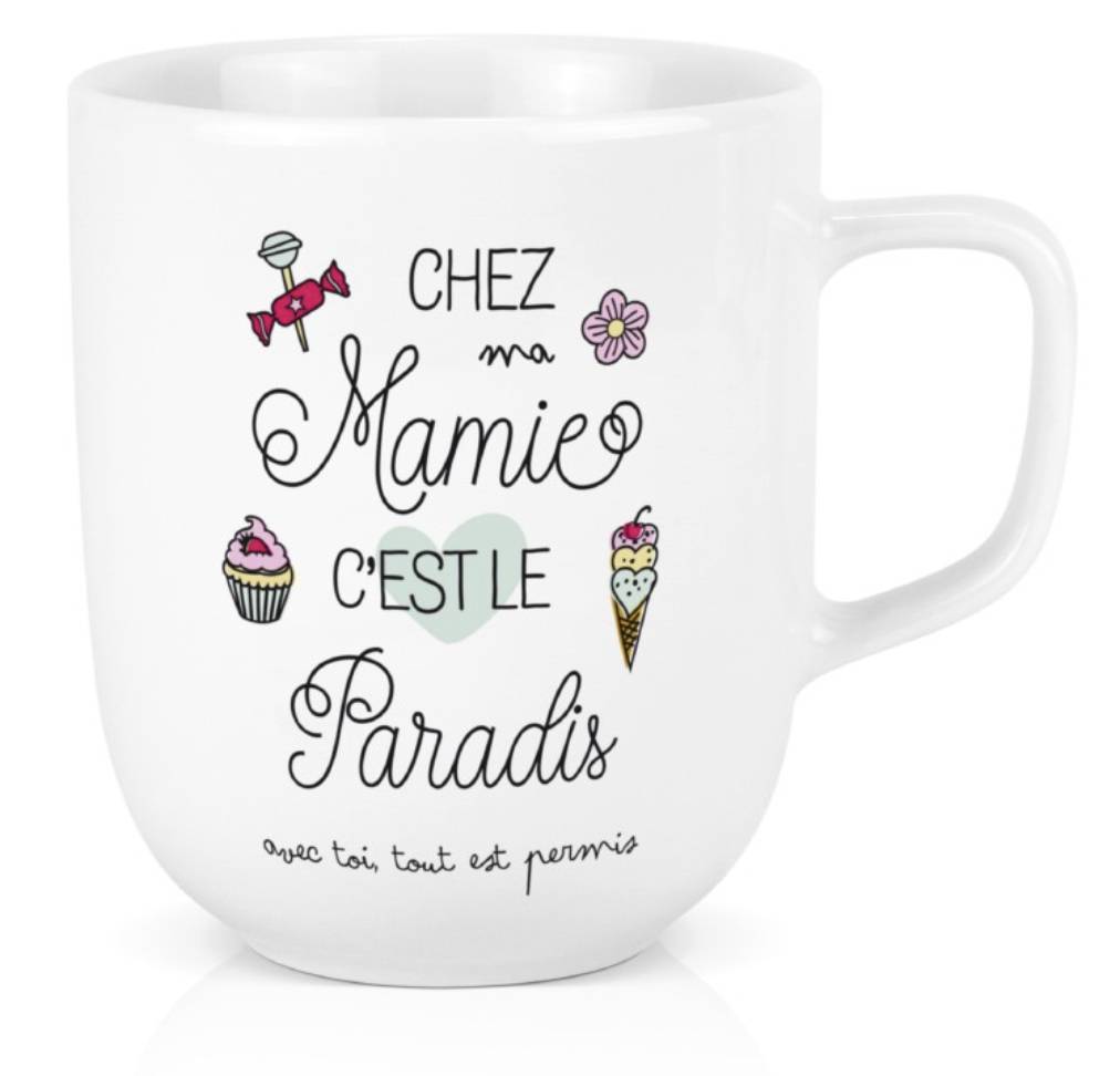 Maxi Mug Chez Mamie C Est Le Paradis Crea Bisontine