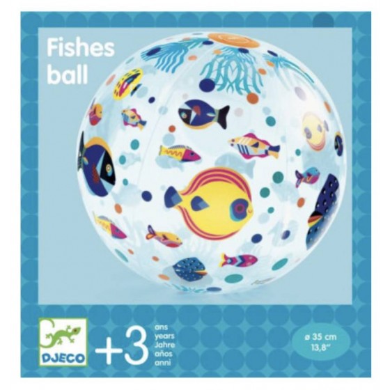Ballon gonflable Fishes ball Djeco