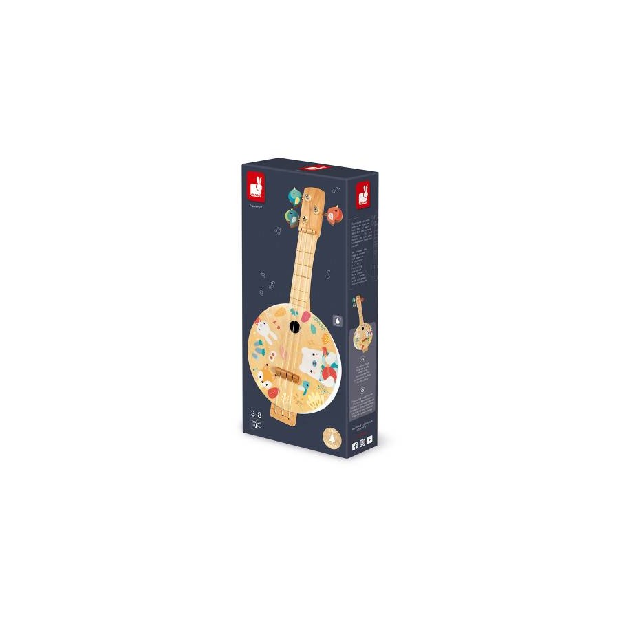 Janod - Mini guitare en bois Pure Banjo