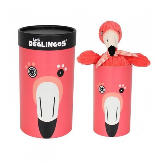 Grand simply flamingos en boite Les Déglingos