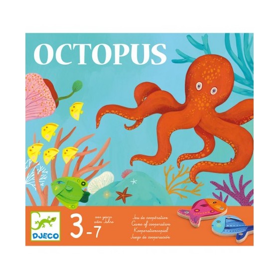Octopus jeu de société jeu coopératif Djeco