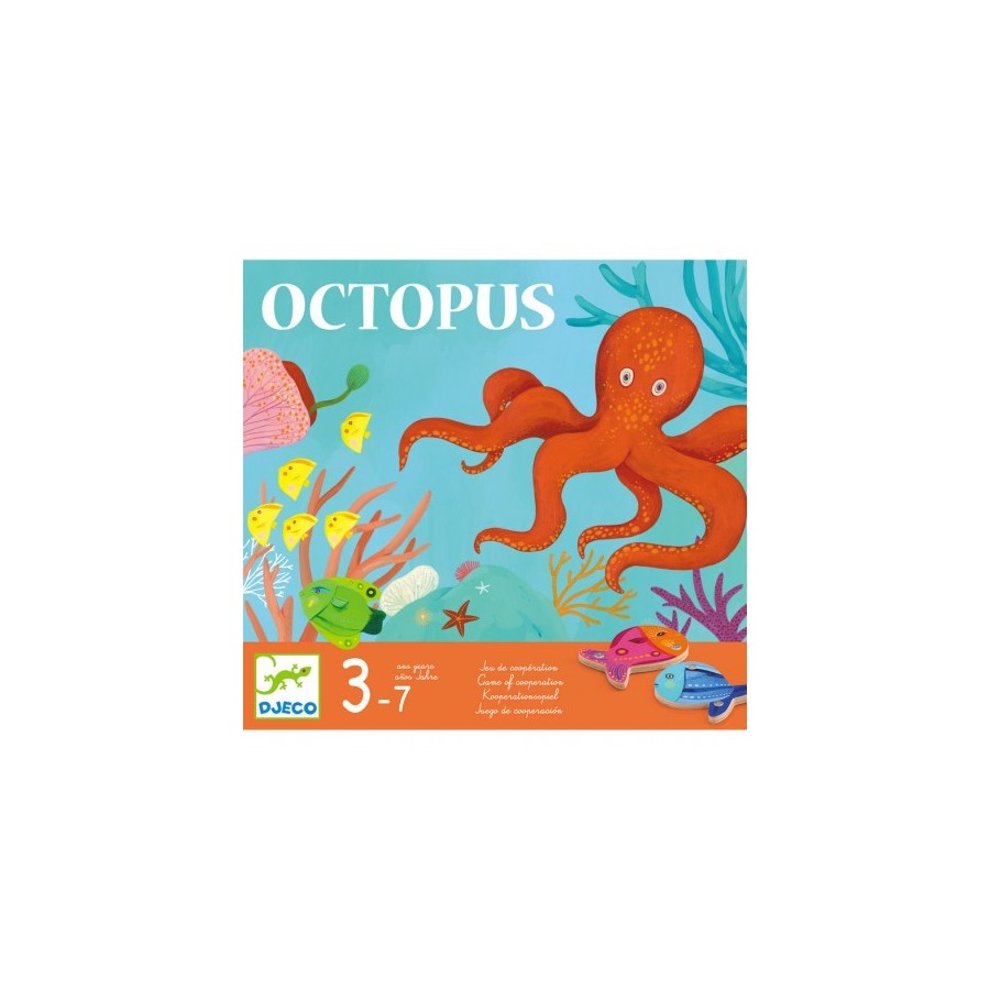 Octopus jeu de société jeu coopératif Djeco