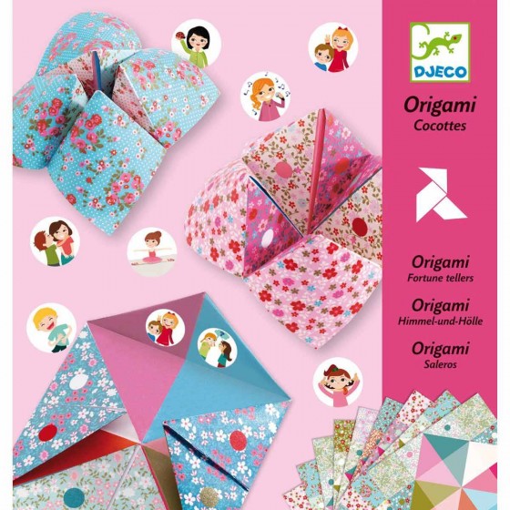 Initiation à l'Origami - Cocottes à gages Fleurs