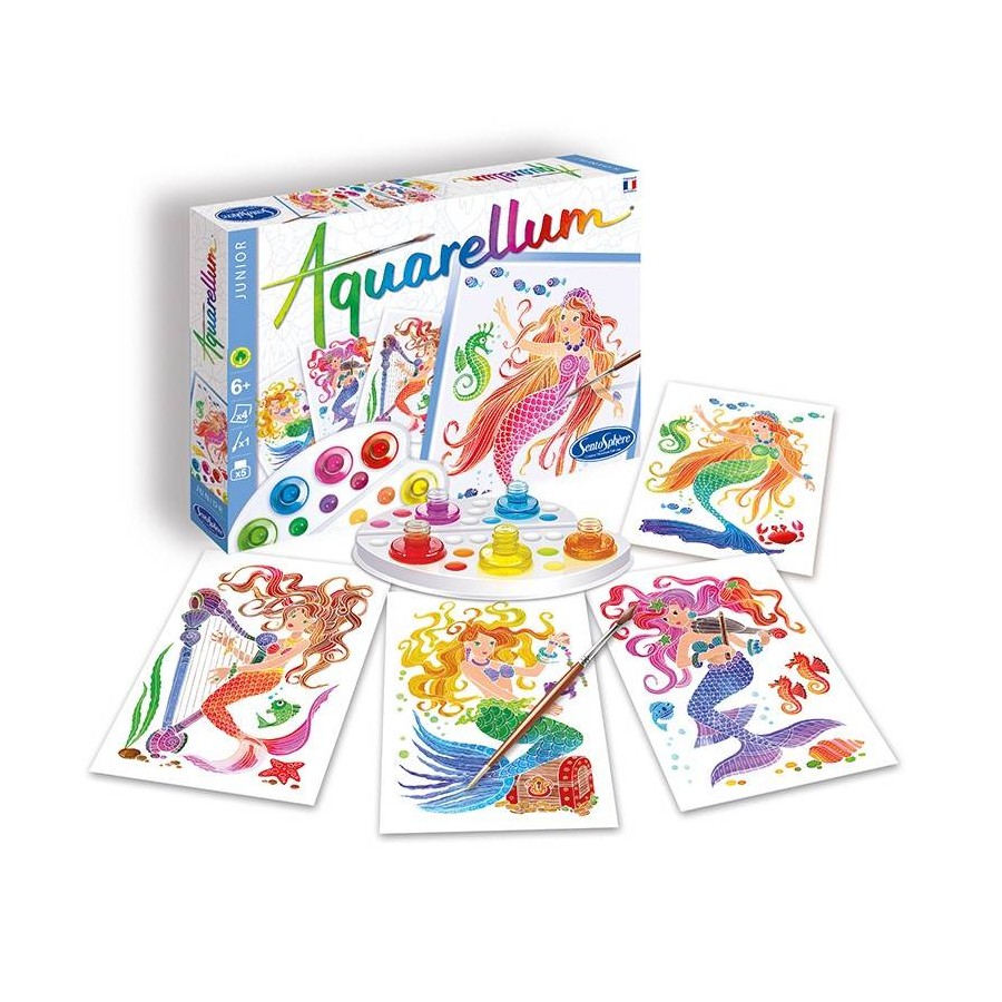 Coffret Aquarellum - Animaux fantastiques - Peinture pour enfant