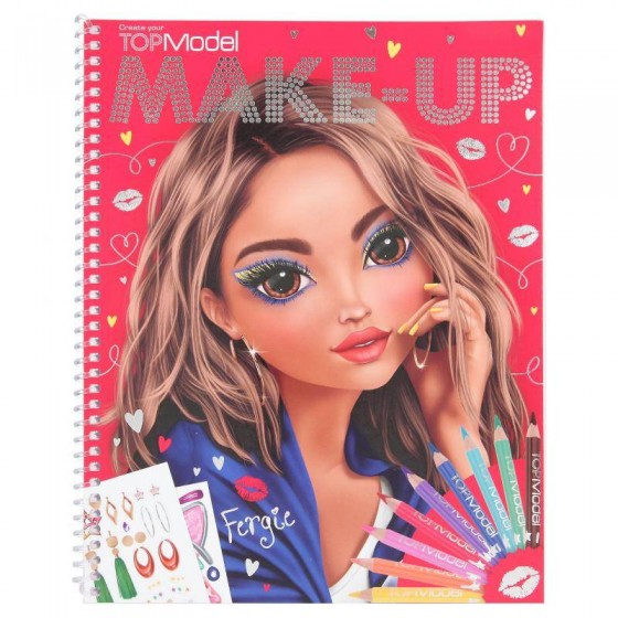 TOPModel album à colorier Make-up