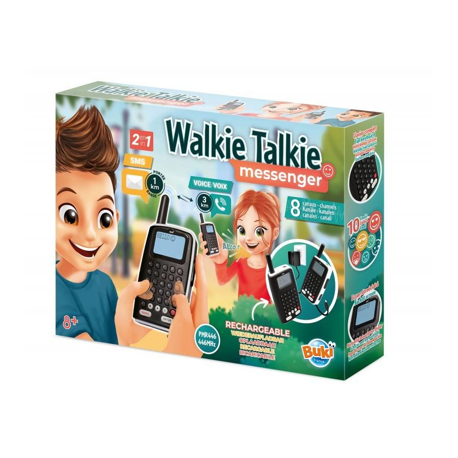 Talkie Walkie pour Enfants, Talkie-Walkie Rechargeable Jouet d'Extérieur,  Cadeaux d'anniversaire pour Garçons et
