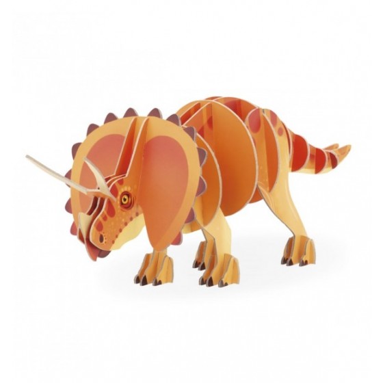 Puzzle 3D dinosaure - Tricératops