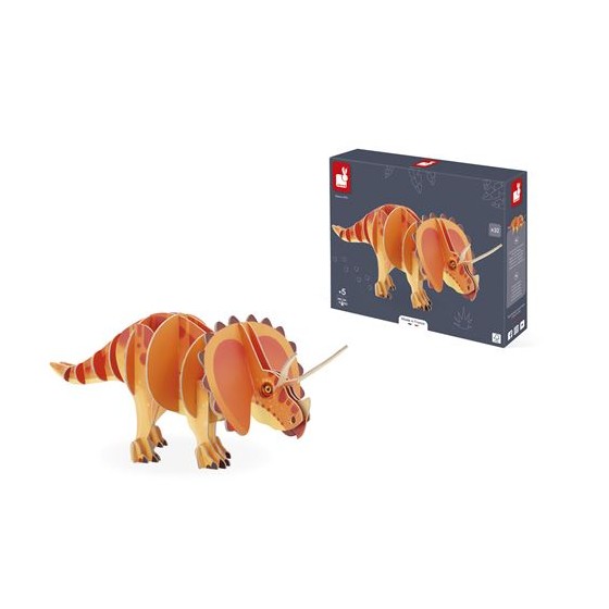 Puzzle 3D dinosaure - Tricératops