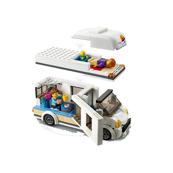 CAMPING CAR VACANCES LEGO CITY