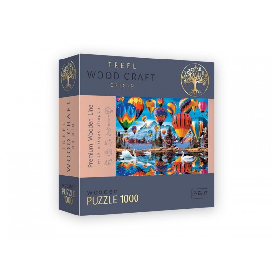 Puzzle en bois 1000 pièces - Montgolfières