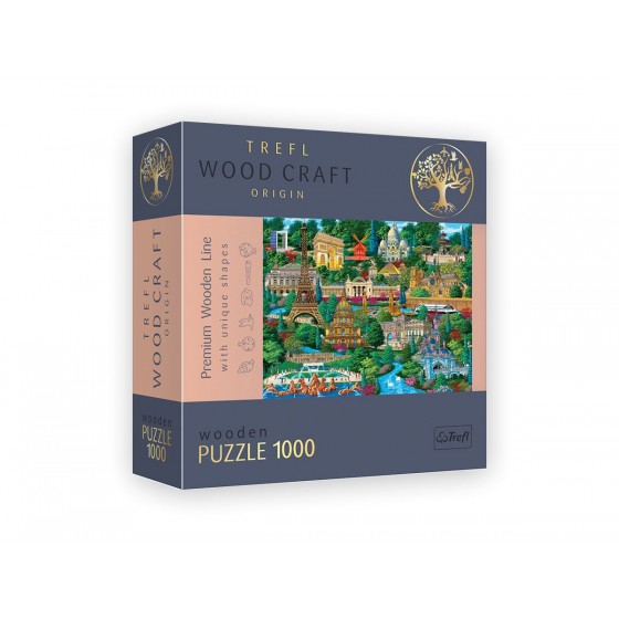 Puzzle en bois 1000 pièces - France