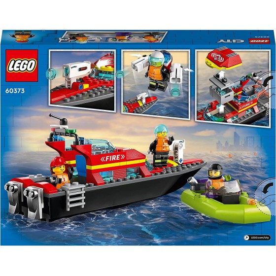 Lego City Bateau Sauvetage Pompiers