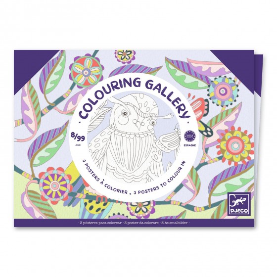 COLOURING GALLERY - OISEAUX