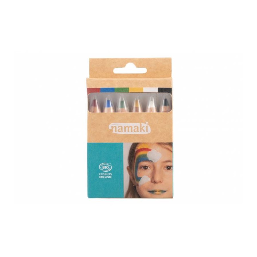 Crayon de maquillage Supporter  Bleu-blanc-rouge - Namaki Cosmetics