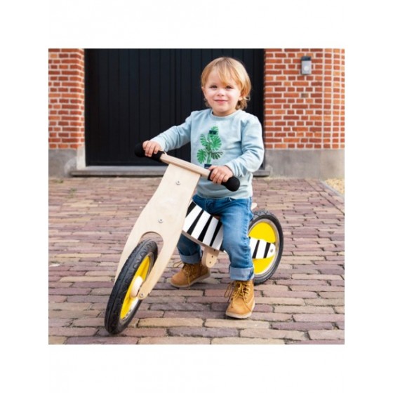 Hape Draisienne Moto Cross Enfants 3 ans et plus - Moto Draisienne Pneus 12  Pouces, Poignées en