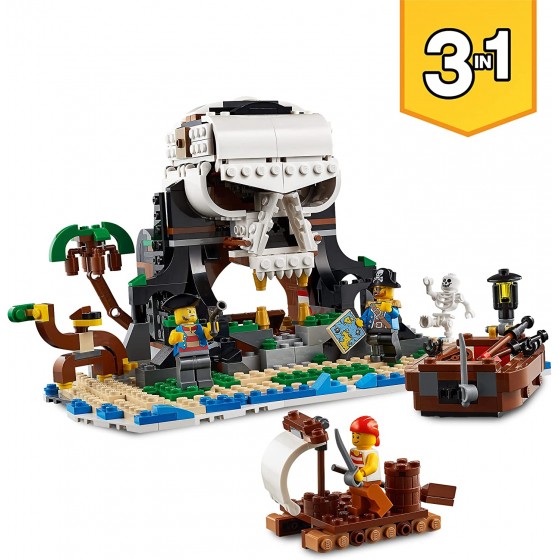 LEGO Creator le bateau pirate, l'auberge et l'île au crâne