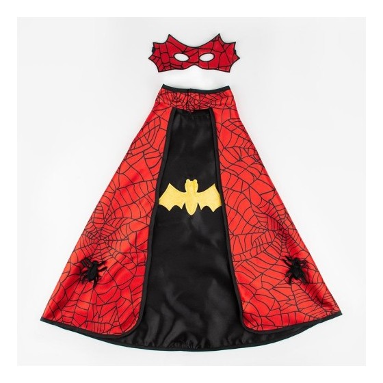 CAPE ET MASQUE REV. SPIDER/BAT  4-6ANS