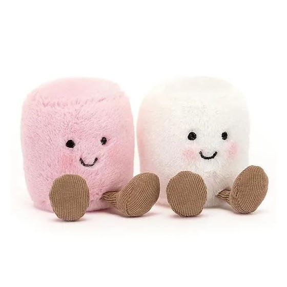 Amuseables Pink and White Marshmallows - La Douceur Moelleuse by Jellycat