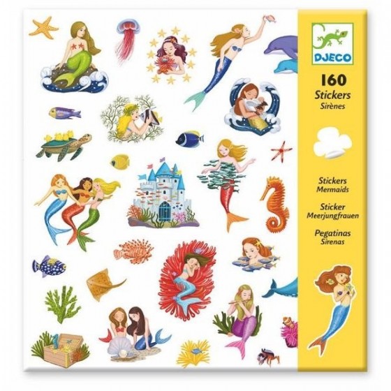 160 stickers Sirènes