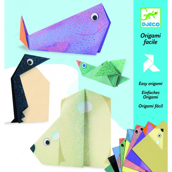 Origami facile - Les animaux polaires