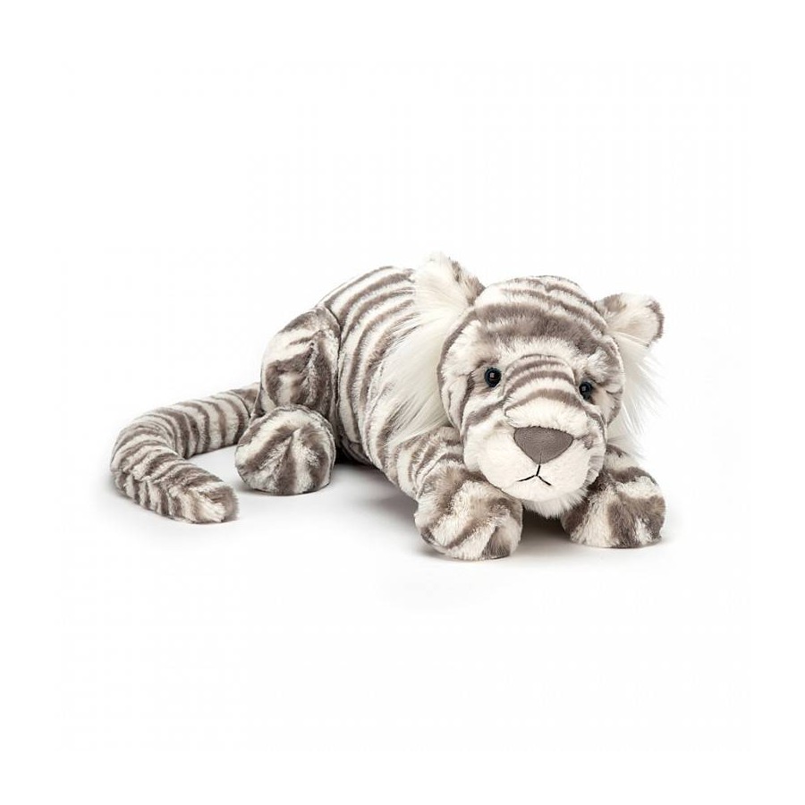 Peluche Sacha snow tiger Medium Jellycat